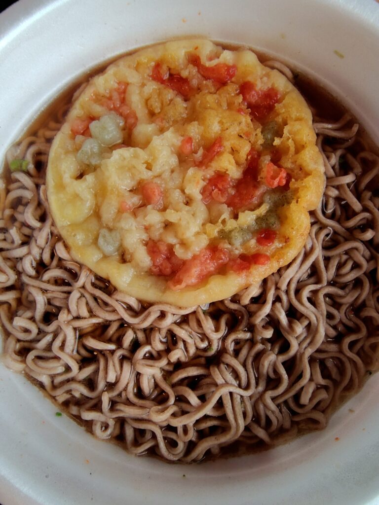 ごつ盛り天ぷらそば 完成